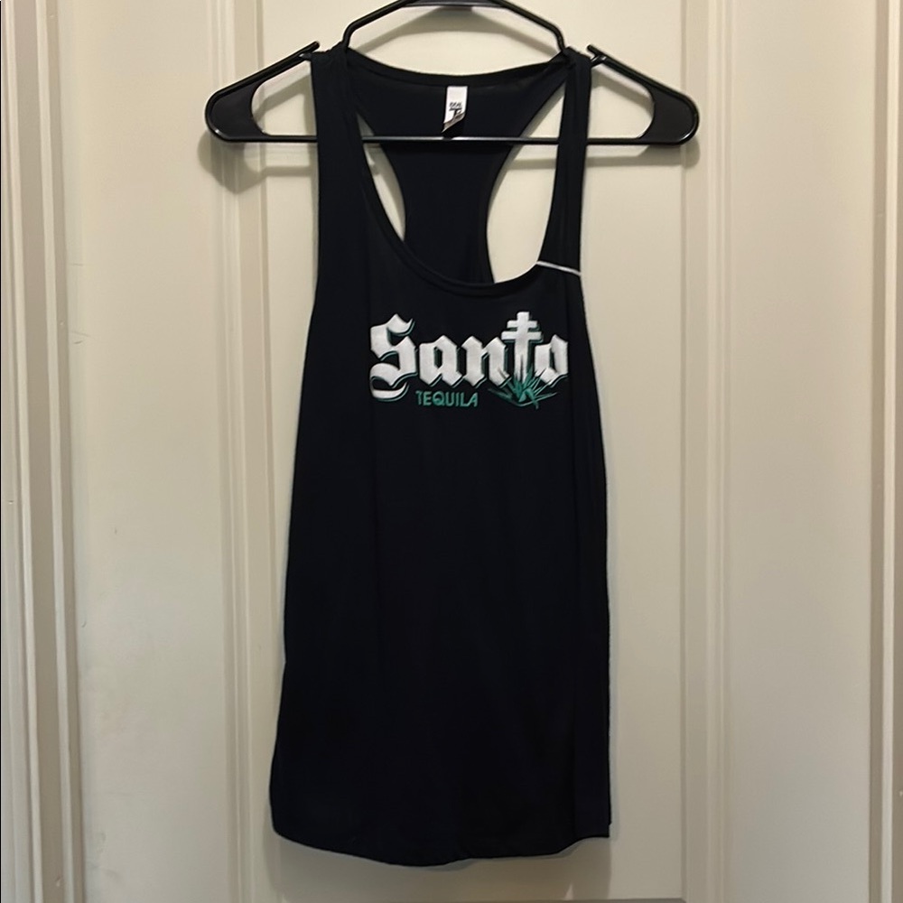 Santo Tequila Women's medium Black Tank Top